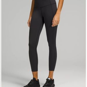 lululemon “Fast & Free” High-Rise Capri Leggings – Black – Size 4
